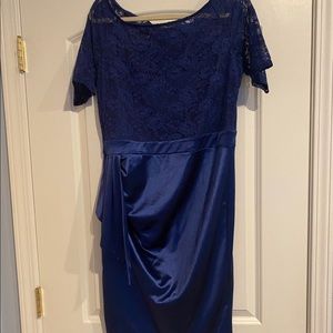 Mmondschein MIDI dress-Royal Blue